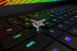 Sistema de tecla otica da Razer. Fonte: Razer