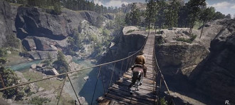 Cena de Red Dead Redemption 2. Fonte: Rockstar Games (YouTube) Cena de Red Dead Redemption 2. Fonte: Rockstar Games (YouTube)