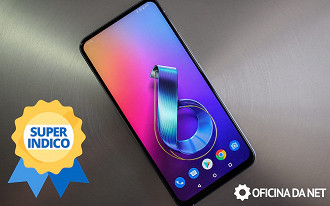 Zenfone 6 - selo de super indicação do Oficina da Net