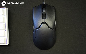 Visão superior do mouse