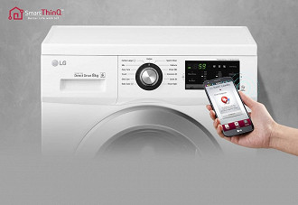 Lava e seca inteligente da LG ainda conta com 