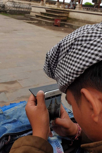 Fotógrafo responsável pela foto no templo de Bali e seu truque.