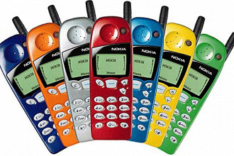 Nokia já vinha com diversas cores.