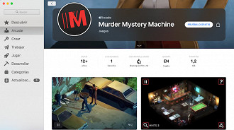 Murder Mystery Machine foi o jogo escolhido para ser testado.