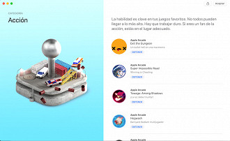 Jogos de ação requerem habilidade, segundo o Apple Arcade.