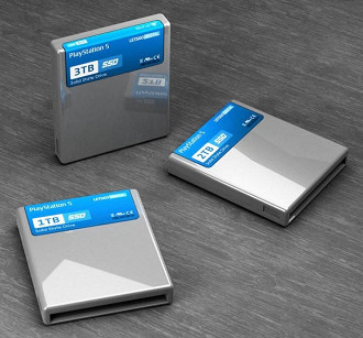 Cartuchos de SSD para o PS5. Fonte: Letsgodigital