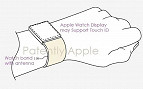 Patente mostra Apple Watch com leitor de digitais na tela