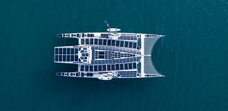Catamarã Energy Observer. Fonte: seatrade-maritime
