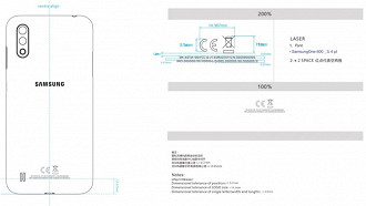 Documento de certificação do Galaxy A01