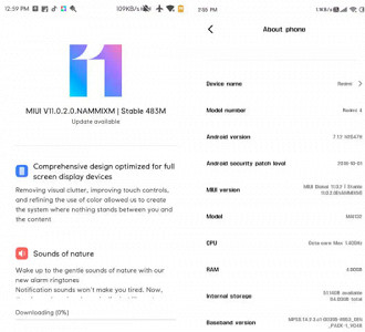 MIUI 11 no Redmi 4