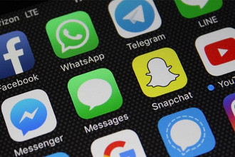 Aplicativos no iOS. Fonte: manofmany