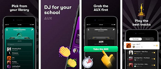 Screenshots of Aux - Facebook via Apple App Store
