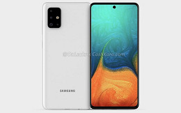 Renderizações revelam design completo do Galaxy A71
