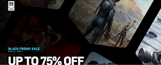 Banner de Black Friday da Epic Games Store. Fonte: Epic Games Store