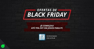 Banner de Black Friday da Steam Brasil. Fonte: Steam Brasil (Facebook)