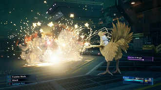 Habilidade: Mog Bomb. Fonte: Square Enix Habilidade: Mog Bomb. Fonte: Square Enix