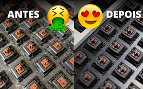 Como limpar um teclado mecânico Como limpar um teclado mecânico