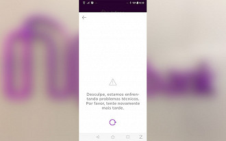 Erro ao acessar app do Nubank