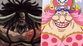 Kaido (esquerda) e Big Mom (direita). Fonte: Gematsu