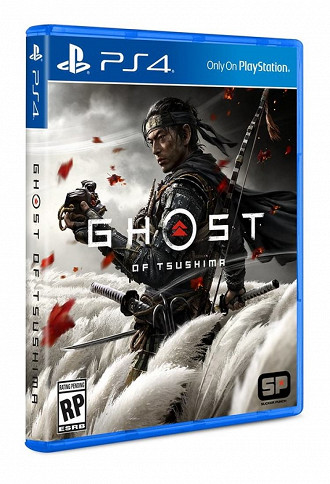 Arte da capa de Ghost of Tsushima. Fonte: Playstation Blog