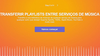 Passo 01 - Como transferir playlists de músicas de serviços de streaming de música. Fonte: Vitor Valeri