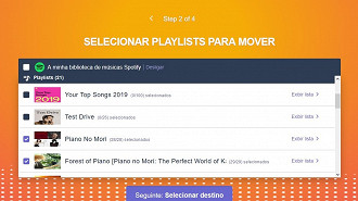 Passo 05 - Como transferir playlists de músicas de serviços de streaming de música. Fonte: Vitor Valeri