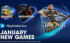 Confira os jogos que estarão na Playstation Now em janeiro