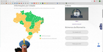 No site da Justiça eleitoral é possível acessar todas informações necessárias sobre a biometria no seu estado e município, e também checar as dúvidas frequentes abaixo do mapa.