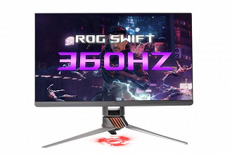 Asus ROG Swift 360Hz - Frente (imagem de divulgação)