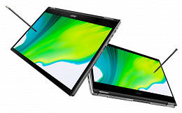 Acer aprimora sua série de notebooks conversíveis Spin com novos designs mais finos e processadores mais recentes Acer aprimora sua série de notebooks conversíveis Spin com novos designs mais finos e processadores mais recentes