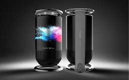 CES 2020: Royole apresenta caixa de som inteligente com tela flexível de 8 polegadas CES 2020: Royole apresenta caixa de som inteligente com tela flexível de 8 polegadas