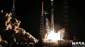 Lançamento do foguete Falcon 9 - SpaceX
