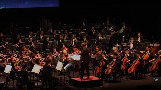 Apresentação da orquestra de Kingdom Hearts III Re Mind em Osaka. Fonte: Kingdom Hearts (YouTube) Apresentação da orquestra de Kingdom Hearts III Re Mind em Osaka. Fonte: Kingdom Hearts (YouTube)