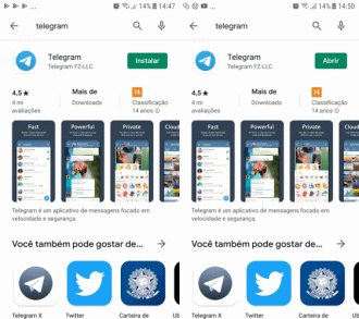 Instalando o Telegram 2