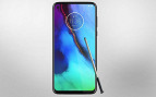 Renderização mostra smartphone da Motorola com caneta stylus Renderização mostra smartphone da Motorola com caneta stylus