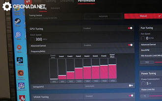 GPU Tuning deixamos em 1460Mhz