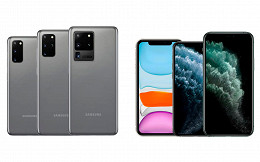 Galaxy S20 vs iPhone 11: O que você precisa saber Galaxy S20 vs iPhone 11: O que você precisa saber