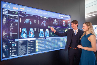 QLED 8K - Tecnologia permite seu uso até em ambientes hospitalares, onde pode-se ver resultados de exames de imagem detalhadamente.