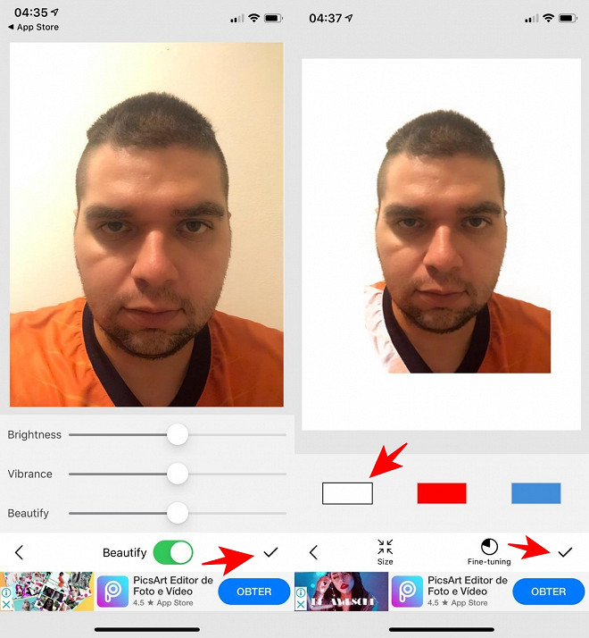 Como tirar fotos 3x4 com seu smartphone Android ou iPhone