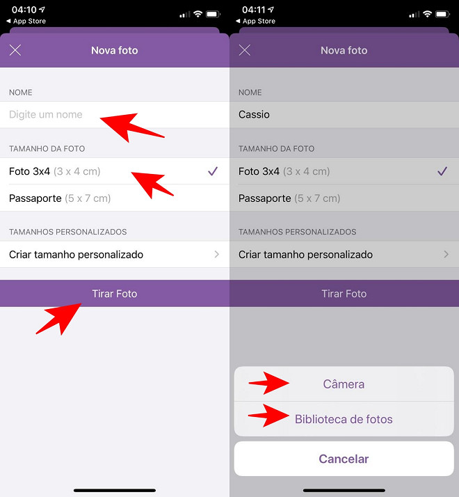 Como tirar fotos 3x4 com seu smartphone Android ou iPhone