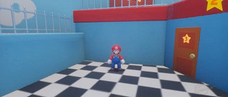 Super Mario 64 criado no jogo Dreams