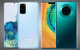 Comparativo: Galaxy S20+ vs Huawei Mate 30 Pro