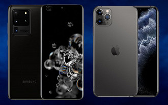 Comparativo: Galaxy S20 Ultra 5G vs iPhone 11 Pro Max
