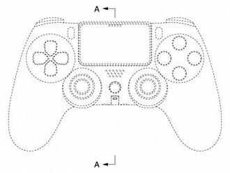 Imagem de patente do controle DualShock 5. Fonte: Gizchina