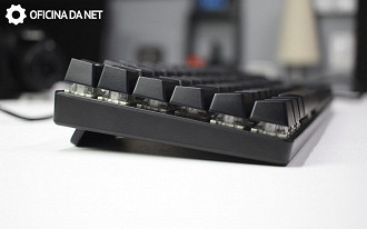 Teclado é em geral bem compacto