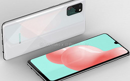 Galaxy A41 aparece em renderizações com câmeras traseiras triplas Galaxy A41 aparece em renderizações com câmeras traseiras triplas