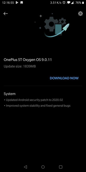 OxygenOS 9.0.11 chega ao OnePlus 5 e 5T