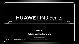 Nova linha Huawei P40 será apresentada em evento on-line Nova linha Huawei P40 será apresentada em evento on-line