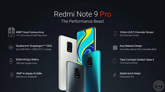 Especificações técnicas Redmi Note 9 Pro