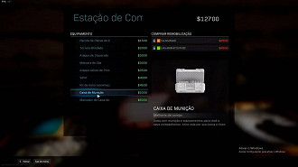 Estações de compra (lojas de itens) são importantes no jogo. Não economize e compartilhe dinheiro e itens com sua equipe